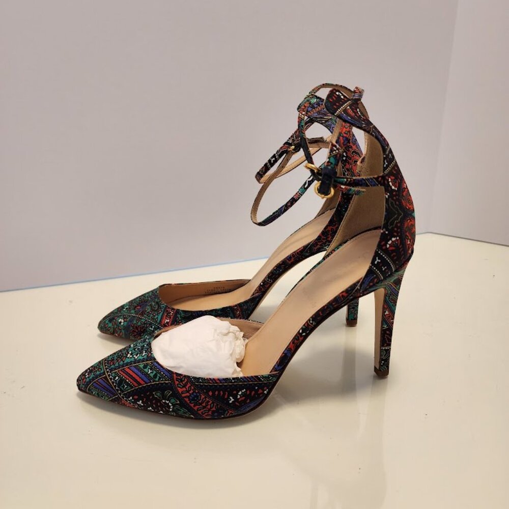 J. Crew Collection Silk Printed Pumps - Picture 6 of 8